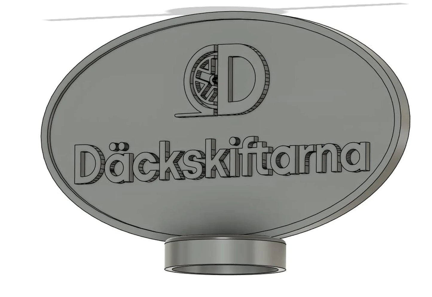 Customized Logotype for Leviou Magnetic Display (No Magnetic Base included)