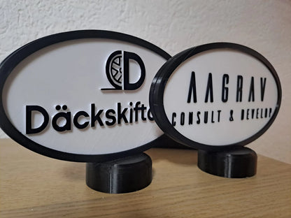 Customized Logotype for Leviou Magnetic Display (No Magnetic Base included)